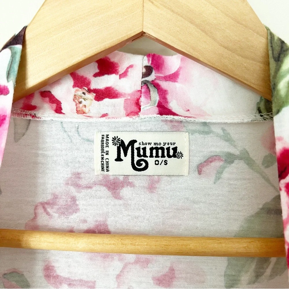 Show Me Your Mumu Brie Floral Robe Garden of Blooms One Size